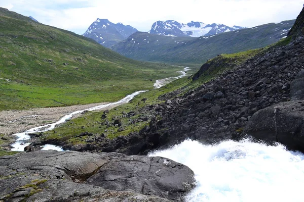 Natuur Van Scandinavische Bergen — Stockfoto