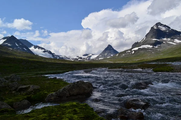 Natuur Van Scandinavische Bergen — Stockfoto