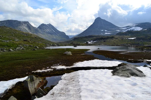 Natuur Van Scandinavische Bergen — Stockfoto