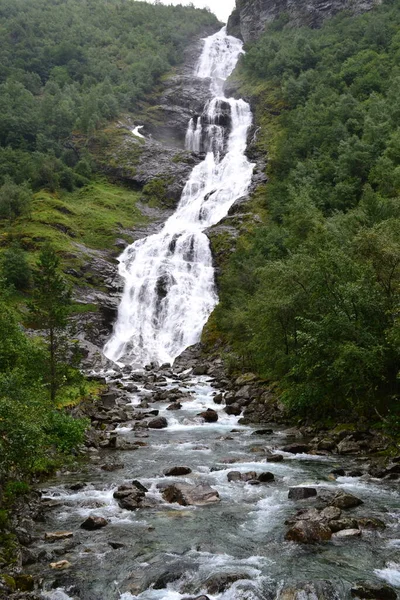 北欧の山々の性質は — ストック写真