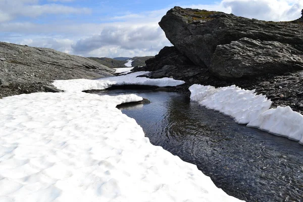 Nature Scandinavian Mountains — Stock Photo, Image