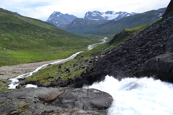 Природа Скандинавських Гір Ліцензійні Стокові Зображення