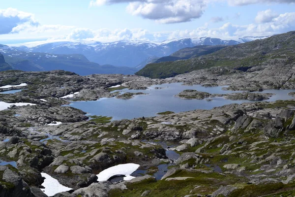 Природа Скандинавських Гір Стокове Зображення