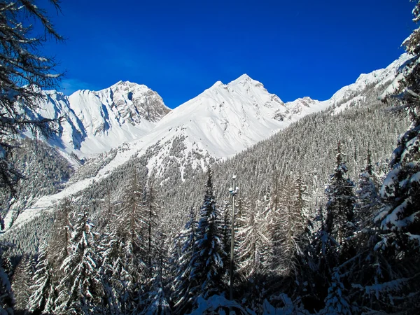 Mountains snowed — Stock Photo, Image