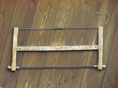 Eski ahşap kahverengi duvar gördüm