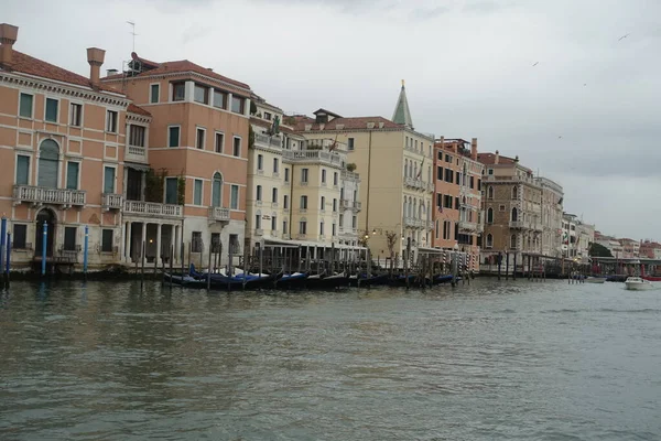 Foto Van Gracht Gebouwen Venetië Italië — Stockfoto