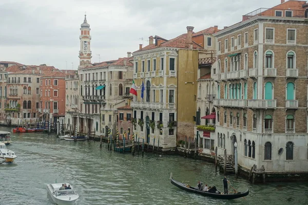 Foto Van Gracht Gebouwen Venetië Italië — Stockfoto
