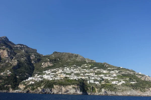 Landskapsfoto Taget Positano Beach Italien — Stockfoto
