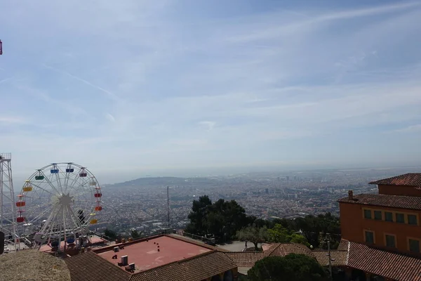 Tájkép Készült Barcelonában Spanyolország — Stock Fotó