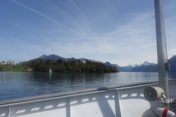 スイスのルツェルン湖の景色 — ストック写真