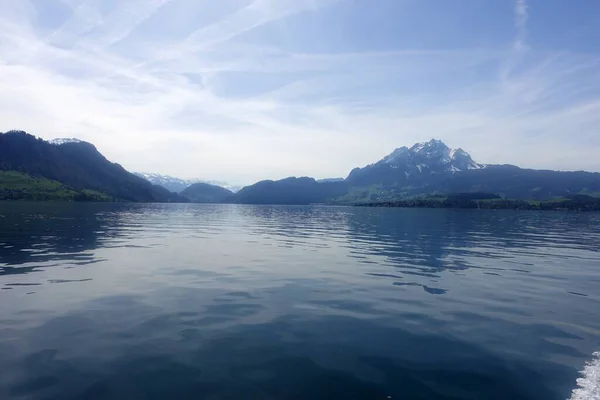 Luzern Vue Sur Lac Suisse — Photo