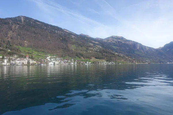 スイスのルツェルン湖の景色 — ストック写真