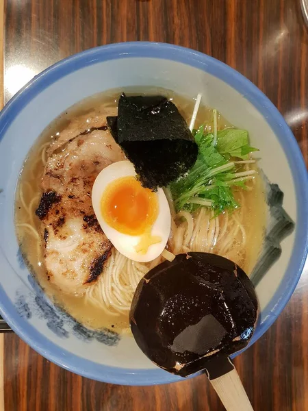 Japoński Ramen Zjedzony Japonii — Zdjęcie stockowe