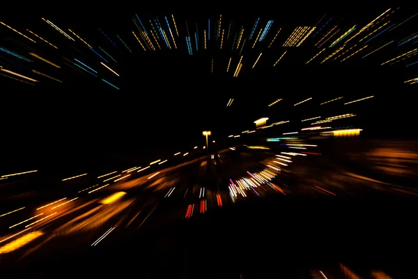 Abstraction "Night City" Stock Photo