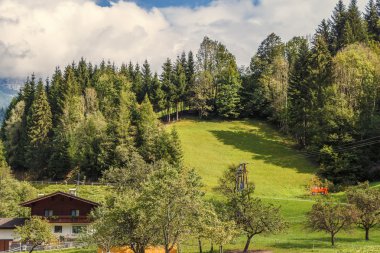 Pastoral Avusturyalı manzara