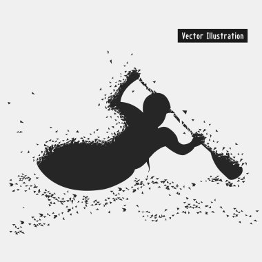 Iraksak kompozisyon Kayak.