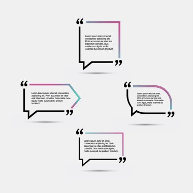 Boş şablon alıntı. Teklif formu.