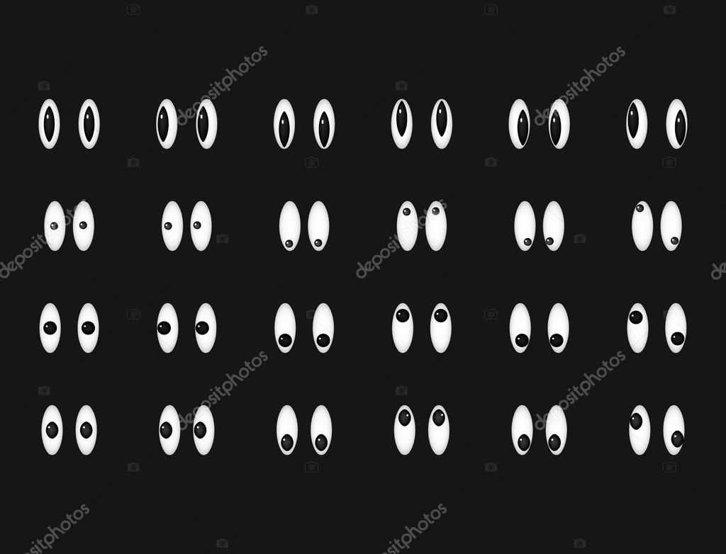 Set von AugenEmoticon — Stockvektor © deisgorelkin 113165320