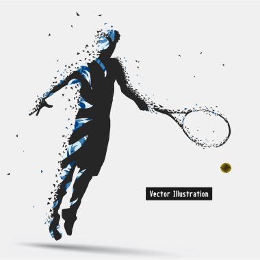 Tenis ıraksak kompozisyon