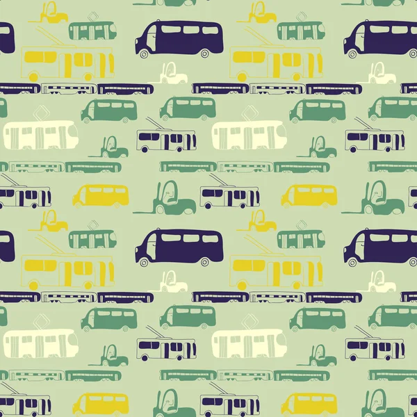 Grijze bus patroon — Stockvector