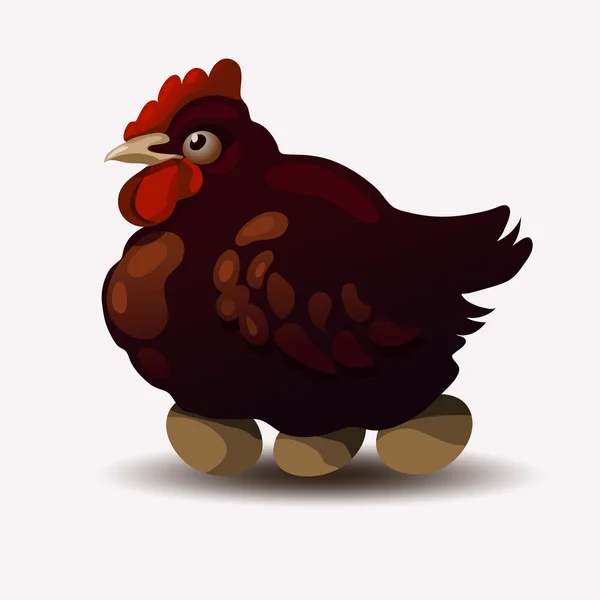 Caractère de poulet — Image vectorielle