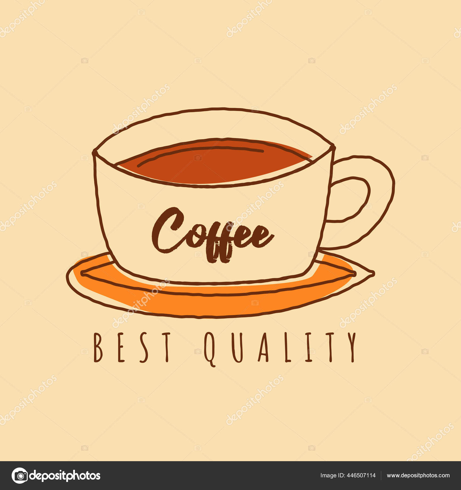 Icono del corazón taza Stockvektorer, royaltyfria Icono del 