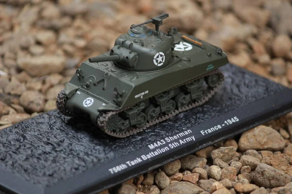 This photo is a miniature main battle tank