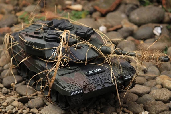 Miniature Main Battle Tank Your Collection Lets Play — Stockfoto