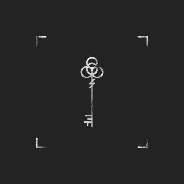 Vintage anahtar logosu