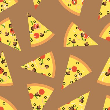 Pizzanın kusursuz deseni.