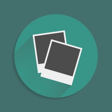 Vintage anlık fotoğraf kartı