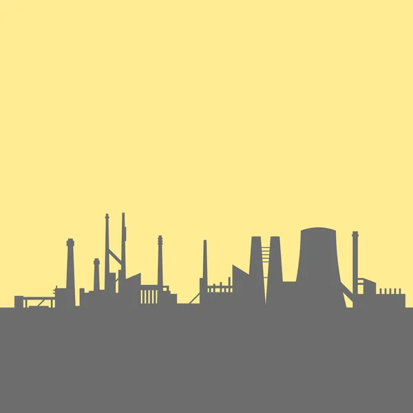 Minimal fond d'usine . — Image vectorielle