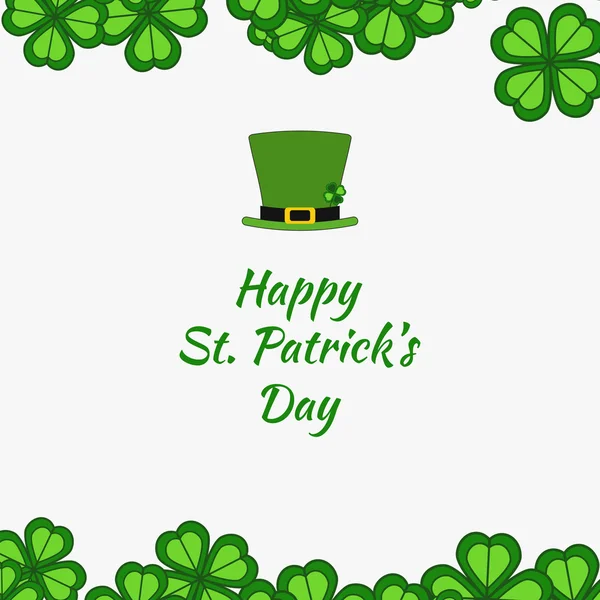 Vector Saint Patrick's template. — Stock Vector