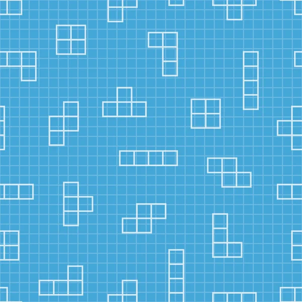 Tetris éléments fond — Image vectorielle
