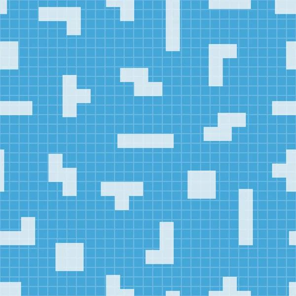 Tetris-Elemente Hintergrund lizenzfreie Stockvektoren