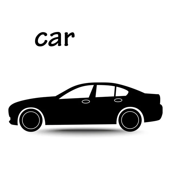 Auto. Prémiové sedan. — Stockový vektor