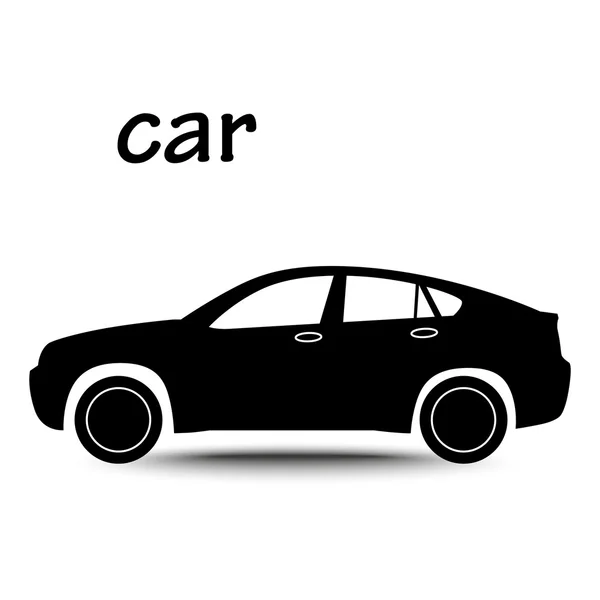 Coche. Un todoterreno. Crossover . — Vector de stock