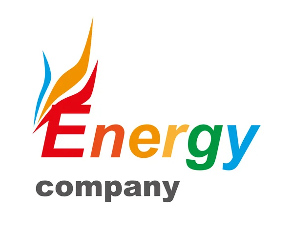 Logotipo de la Compañía de Energía . — Vector de stock