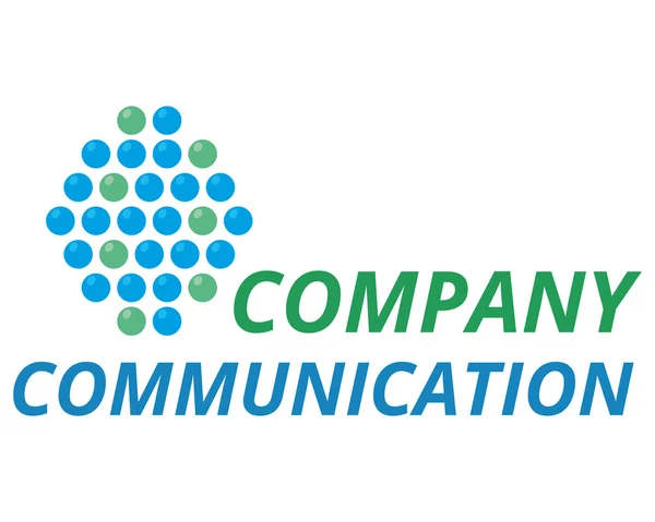 Logo da companhia de Comunicações . — Vetor de Stock