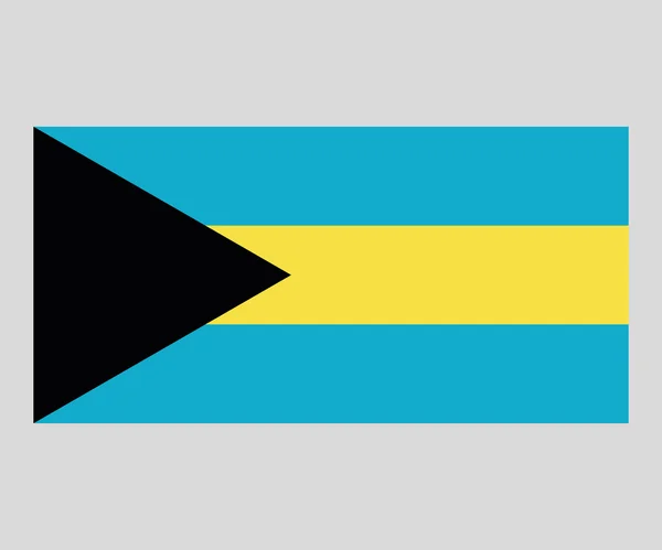 Flagge der Bahamas — Stockvektor