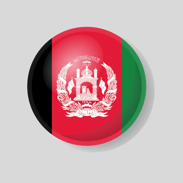 Bandera de Afghanistan — Vector de stock