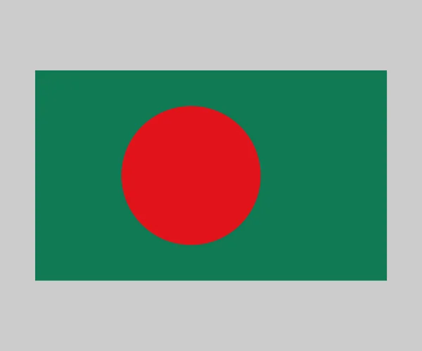 Flagge von Bangladesh — Stockvektor