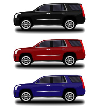 gerçekçi araba. SUV