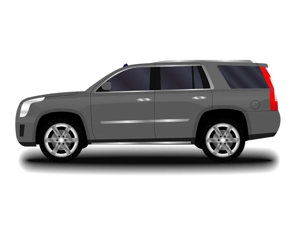 Coche realista. SUV — Vector de stock