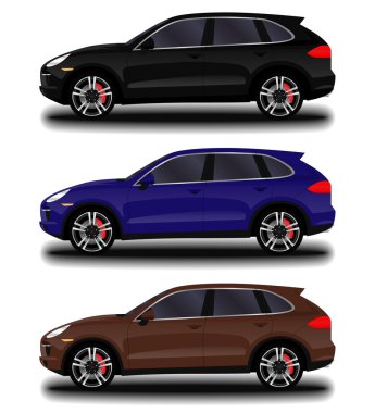 gerçekçi araba. SUV