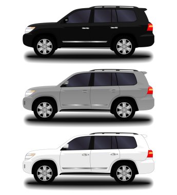 gerçekçi araba. SUV