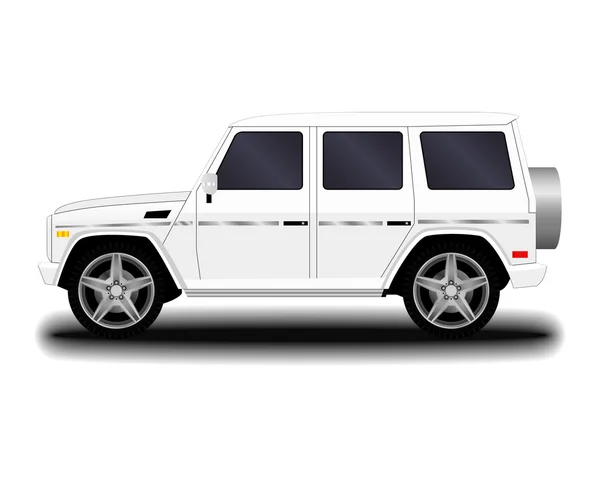 Realistisch auto. SUV — Stockvector