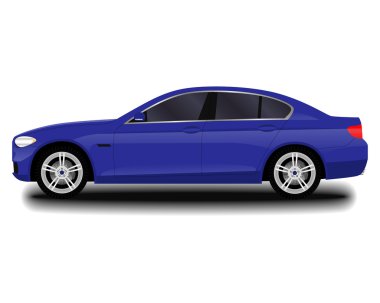 gerçekçi araba. Sedan