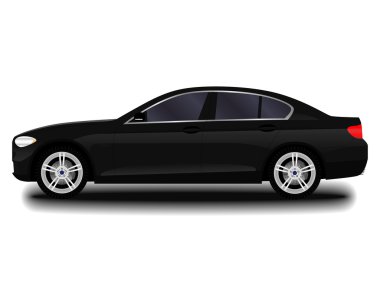 gerçekçi araba. Sedan