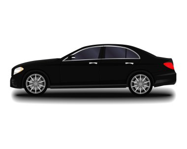 gerçekçi araba. Sedan